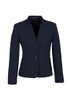 Front View of Womens Comfort Wool Stretch Short Jacket with Reverse Lapel      sold by Kings Workwear www.kingsworkwear.com.au Front View of Womens Comfort Wool Stretch Short Jacket with Reverse Lapel      sold by Kings Workwear www.kingsworkwear.com.au