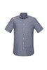 Front View of Mens Charlie Classic Fit Short Sleeve Shirt      sold by Kings Workwear www.kingsworkwear.com.au
