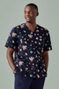 CST148MS - Mens Space Party Scrub Top - Biz Care  sold by Kings Workwear  www.kingsworkwear.com.au