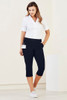 CL040LL - Womens Jane 3/4 Length Stretch Pant - Biz Care  sold by Kings Workwear  www.kingsworkwear.com.au