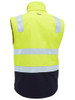 Bisley Womens Taped Two Tone Hi Vis 3 in 1 Soft Shell Jacket (BJL6078T) Bisley Womens Taped Two Tone Hi Vis 3 in 1 Soft Shell Jacket (BJL6078T)