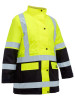 Bisley Womens Taped Hi Vis 5 in 1 Rain Jacket (BKL6975) Bisley Womens Taped Hi Vis 5 in 1 Rain Jacket (BKL6975)