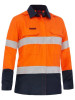 Bisley BL8438T Apex 185 Women's Taped Hi Vis FR Vented Shirt Bisley BL8438T Apex 185 Women's Taped Hi Vis FR Vented Shirt