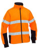 Bisley Mens Taped Hi Vis Zip Front Fleece (BK6611T) Bisley Mens Taped Hi Vis Zip Front Fleece (BK6611T)