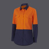 KingGee Womens Workcool Vented Spliced Shirt Long Sleeve - K44226 KingGee Womens Workcool Vented Spliced Shirt Long Sleeve - K44226