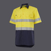 KingGee Mens Workcool Vented Spliced Shirt Taped Short Sleeve - K54911 KingGee Mens Workcool Vented Spliced Shirt Taped Short Sleeve - K54911