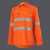 KingGee Womens Shieldtec Lenzing FR Hi-Vis Open Front Taped Shirt - K84003 KingGee Womens Shieldtec Lenzing FR Hi-Vis Open Front Taped Shirt - K84003