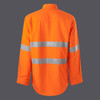 KingGee Womens Shieldtec Lenzing FR Hi-Vis Open Front Taped Shirt - K84003 KingGee Womens Shieldtec Lenzing FR Hi-Vis Open Front Taped Shirt - K84003