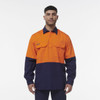 KingGee Workcool Vented Closed Front Spliced Shirt - K54011