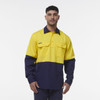 KingGee Workcool Vented Closed Front Spliced Shirt - K54011