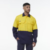 KingGee Workcool Vented Closed Front Spliced Shirt - K54011