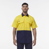 KingGee Workcool Vented Spliced Short Sleeve Shirt - K54008