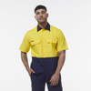 KingGee Workcool Vented Spliced Short Sleeve Shirt - K54008