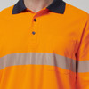 Hard Yakka Mens Long Sleeve Hi Vis Taped Polo - Y19619 Hard Yakka Mens Long Sleeve Hi Vis Taped Polo - Y19619