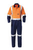 Hard Yakka Foundations Hi-Visibility Two Tone Cotton Drill Coverall With Tape - Y00262 Hard Yakka Foundations Hi-Visibility Two Tone Cotton Drill Coverall With Tape - Y00262