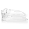 Safestyle - Fusions XL Clear Frame Clear Lens Safety Glasses - FCCXL100