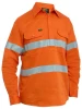 Bisley BSC6897T Taped Hi Vis Cool Lightweight Closed Front Shirt