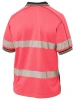 Bisley BK1219T Taped Two Tone Hi Vis Polyester Mesh Short Sleeve Polo Shirt