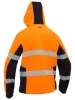 BK6571T - Flex & Move™ Hi Vis Taped Liquid Repellent Fleece Hoodie - Bisley