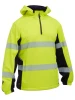 BK6571T - Flex & Move™ Hi Vis Taped Liquid Repellent Fleece Hoodie - Bisley