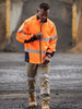 Bisley Mens Taped Hi Vis Zip Front Fleece (BK6611T)