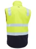 BJ6078T - Taped Two Tone Hi Vis 3 in 1 Soft Shell Jacket - Bisley