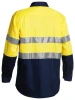 Bisley BS6896 Mens L/S Taped Hi Vis Cool Lightweight Shirt