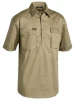 Bisley BSC1433 Closed Front Cotton Drill Shirt Short Sleeve