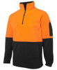 6HVPF - JB's Hi Vis 1/2 Zip Polar Fleece - Jb's Wear