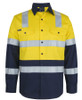 6DNW3 - JB's Hi Vis (D+N) L/S 150G Level 3 Work Shirt -  Jb's Wear