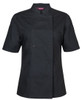 JB's Ladies S/s Snap Button Chef Jacket - 5CJS1