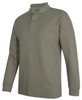 2PCL- C of C 320g L/S Popcorn Cotton Polo - JB's Wear