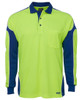 JB's Hi Vis L/s Arm Panel Polo - 6AP4L