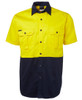 JB's Hi Vis S/S 190g Work Shirt - 6HWS