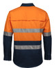 JB's Hi Vis (D+N) Close Front L/S 150g Work Shirt - 6HWCS