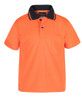 JB's Adults And Kids Hi Vis Non Cuff Traditional Polo - 6HVNC