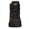 Oliver - 150mm Black Lace Up Met Boot -  55346