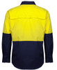 JB's Hi Vis Close Front L/S 150g Work Shirt - 6HVCS