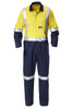 Hard Yakka Foundations Hi-Visibility Two Tone Cotton Drill Coverall With Tape - Y00262