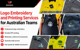 Logo Embroidery and Printing Services for Australian Teams