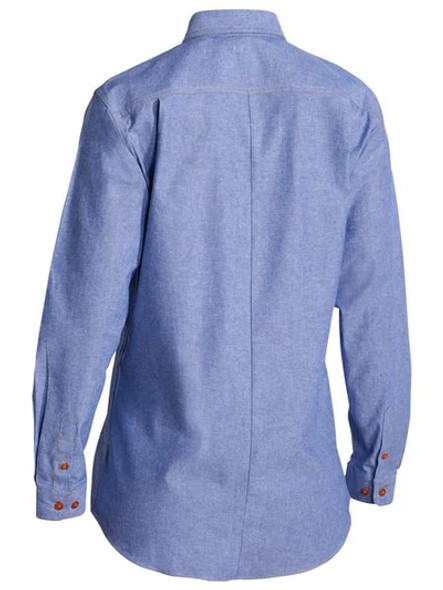 Bisley B76407L Womens Chambray L/S Shirt Bisley B76407L Womens Chambray L/S Shirt