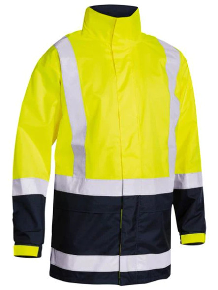 Bisley Taped Hi Vis Recycled Rain Shell Jacket (BJ6766T)