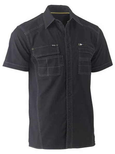 Bisley BS1144 Flex & Move™ Utility Work Shirt - Short Sleeve Bisley BS1144 Flex & Move™ Utility Work Shirt - Short Sleeve