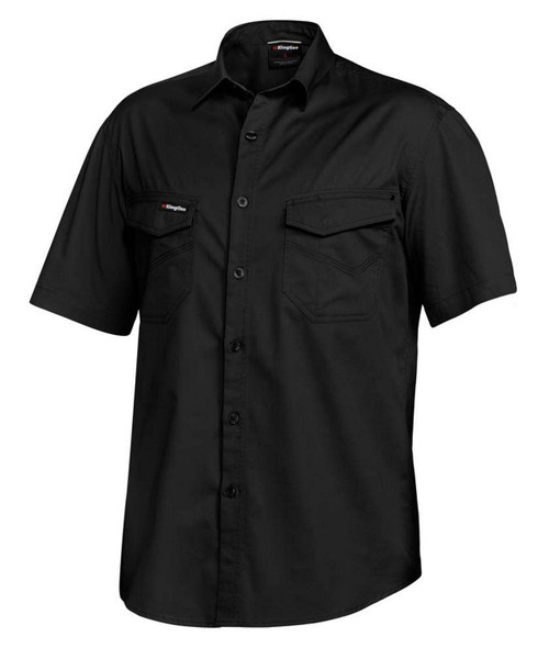 KingGee Mens Tradies Slim Shirt Short Sleeve - K14355 - KingGee sold by Kings Workwear www.kingworkwear.com.au KingGee Mens Tradies Slim Shirt Short Sleeve - K14355 - KingGee sold by Kings Workwear www.kingworkwear.com.au