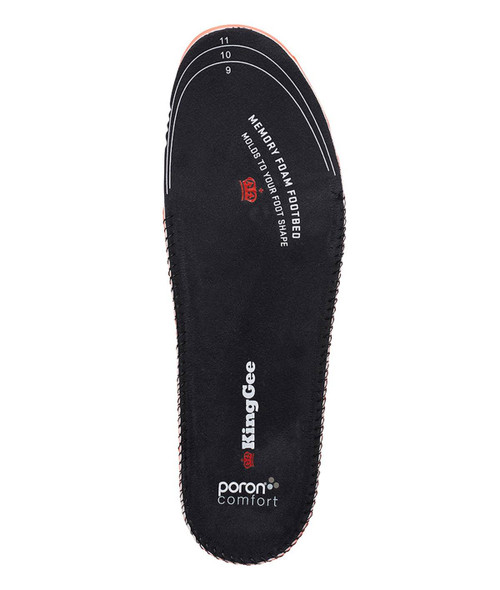 KingGee Mens Max Comfort Insoles - K09500 - KingGee sold by Kings Workwear www.kingworkwear.com.au