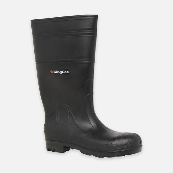 KingGee Sludge Non Safety Gumboot- Black K29007