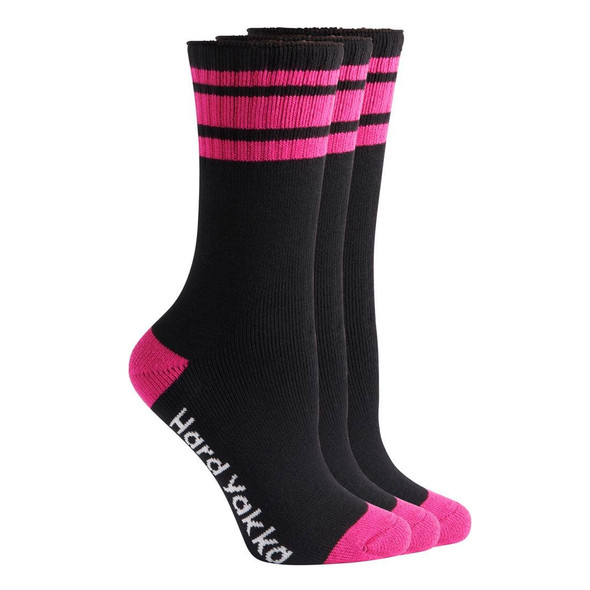 Hard Yakka Womens Bamboo 3 Pack Socks - Y26455 - Hard Yakka sold by Kings Workwear www.kingworkwear.com.au