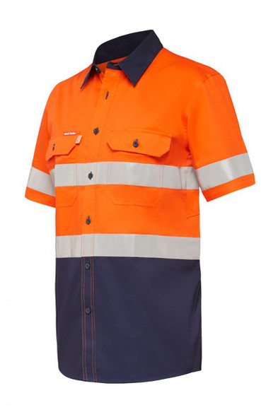 Hard Yakka Koolgear Hi-Visibility Two Tone Ventilated Short Sleeve Shirt With Tape - Y07735 - Hard Yakka sold by Kings Workwear www.kingworkwear.com.au Hard Yakka Koolgear Hi-Visibility Two Tone Ventilated Short Sleeve Shirt With Tape - Y07735 - Hard Yakka sold by Kings Workwear www.kingworkwear.com.au