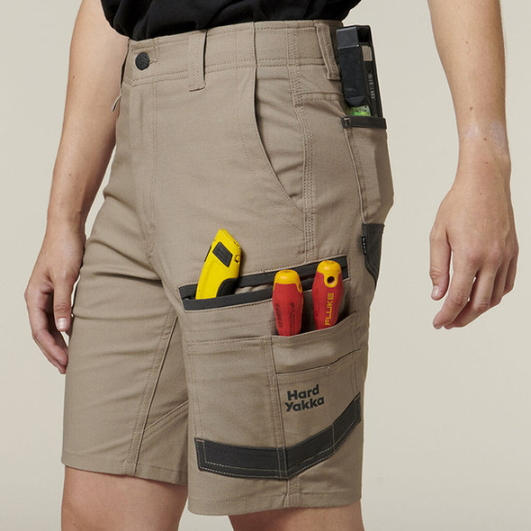 Hard Yakka Womens Raptor Mid Shorts - Y08228