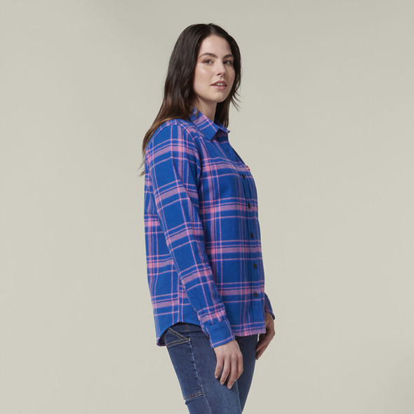 Hard Yakka Womens Check Flannie - Y08744 Hard Yakka Womens Check Flannie - Y08744